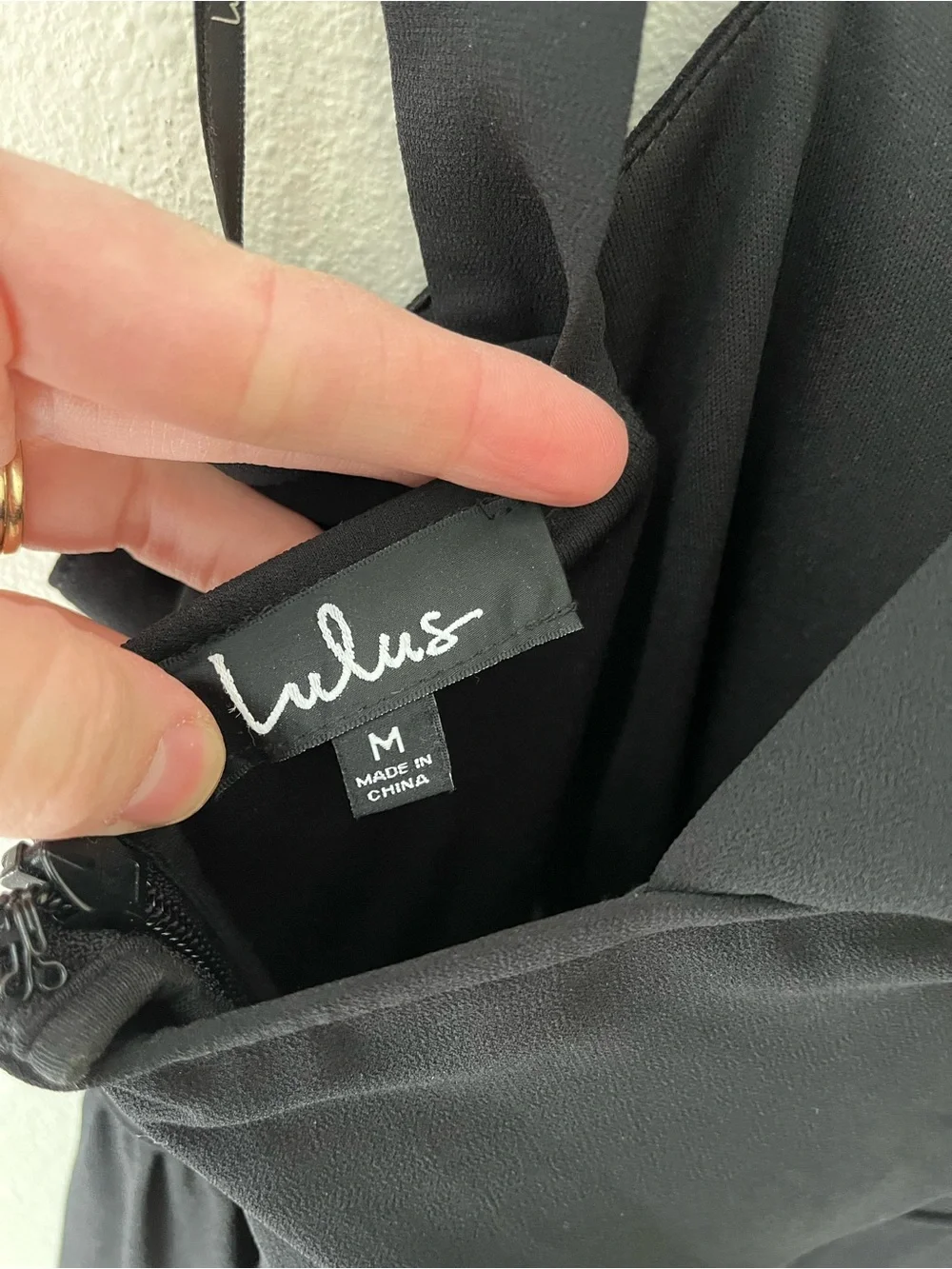 Lulu's Black Cross-Back Maxi Dress